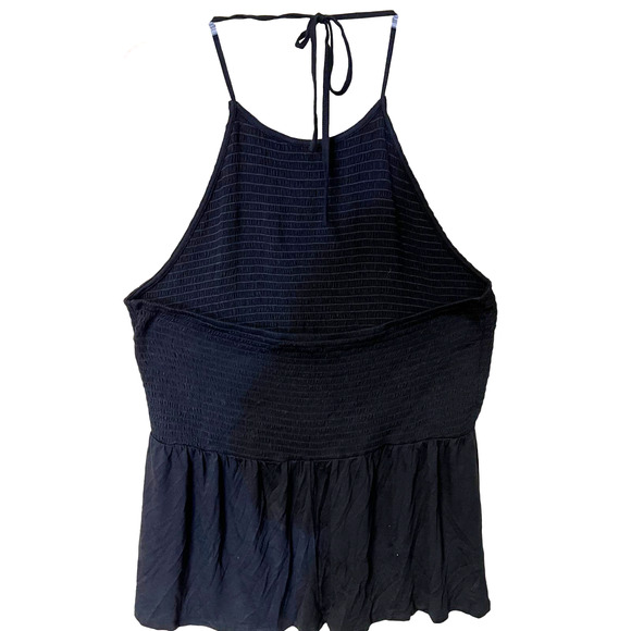 Maurices Tank Top Womens 1X Sexy Goddess Smocked Halter Elegant Edgy Flattering - Picture 6 of 12